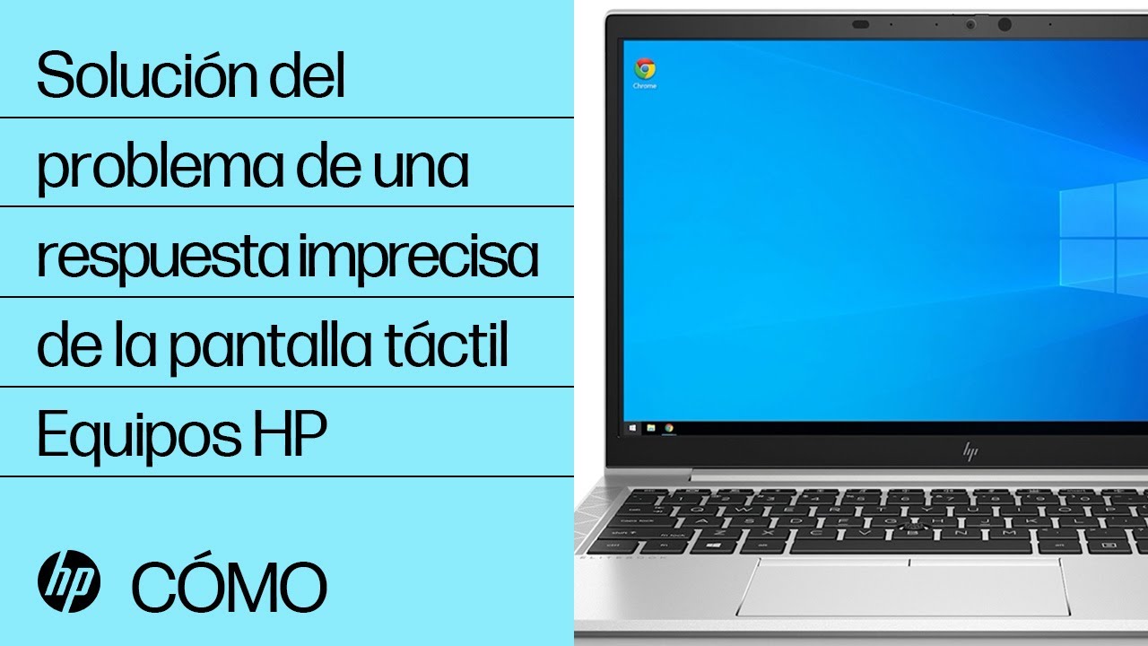 Solución del problema de una respuesta imprecisa de la pantalla táctil |  Equipos HP | HP Support - YouTube