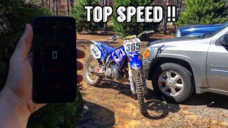 Yz250 2-Stroke | TOP SPEED TEST!!! (80mph)