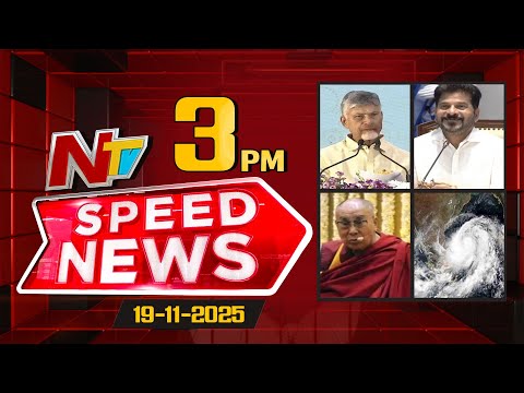 Speed News | 3 PM News Headlines | 19-11-2025 | NTV Telugu - NTVTELUGU