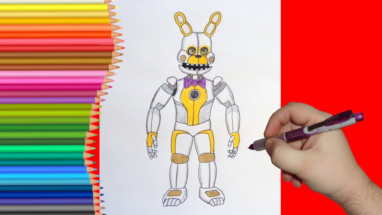 Видео как рисовать аниматроников видео