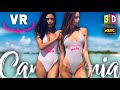 [VR 3D 4K] SKINNY BIKINI MODELS ON LIFEGUARD BEACH HOUSE - CANNAFORNIA GIRLS 180/360