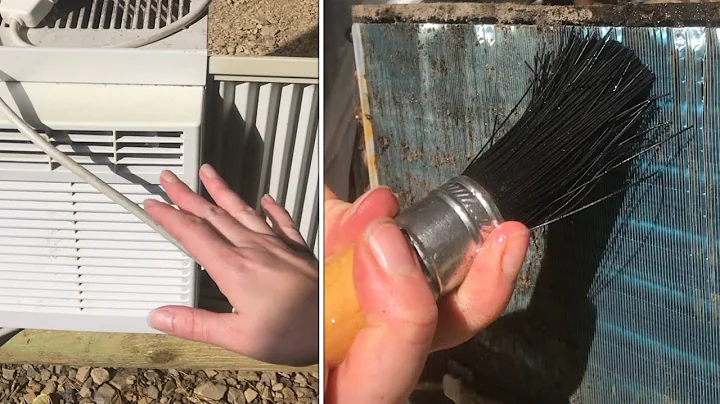 “deep cleaning” window air-conditioning unit (SHORT VERSION) GE General Electric