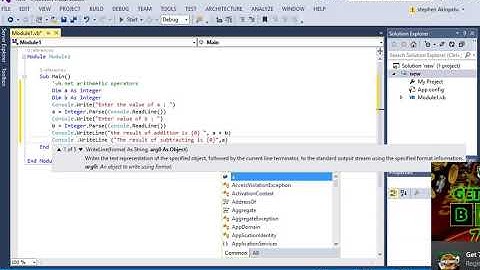 VB.NET arithmetic operators