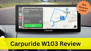 CARPURIDE W103 EXCLUSIVE REVIEW | BACKUP CAMERA | APPLE CARPLAY | ANDROID AUTO