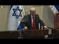 BEST BITS: Donald Trump embarrasses himself in rambling Israeli Knesset speech