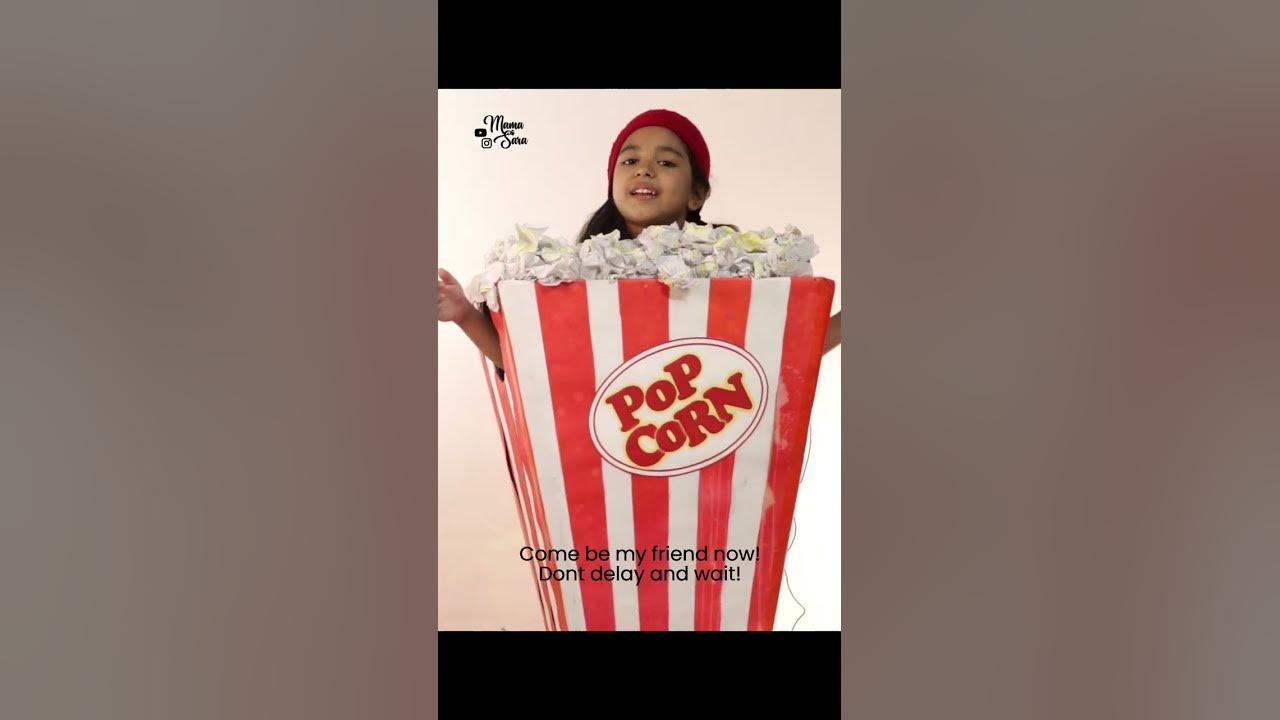 Popcorn Fancy Dress Fancy dress ideas for kids Halloween costume