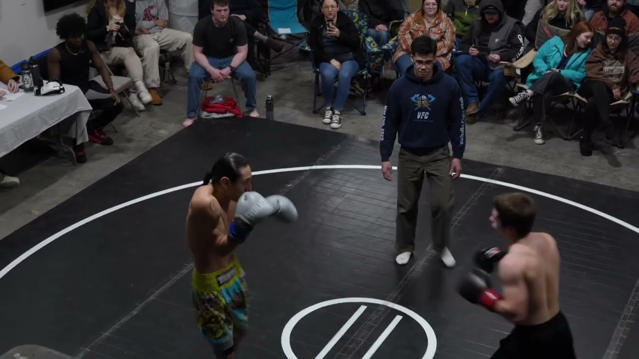 Isaac Palmer v Jacob “Yung Gravity” Romero | Boxing Featherweight | Valhalla Fight Club 3