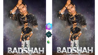 PicsArt Badshah Photo Editing | Picsart amazing Dual photo editing I Dual Photo Editing | h editing_