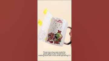 Make a color-changing mug with me.😍 The result is stunning！