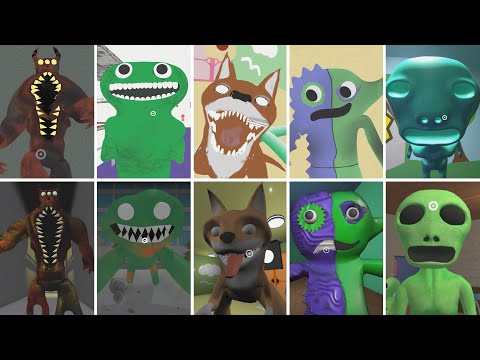 Garten of Banban 0,1,2,3,4,5,6,7,8,9 Mods All Jumpscares & All Bosses Fight | Real Games vs Fanmade