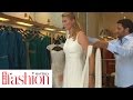 Jodie kidd takes us behind the scenes of her model wedding dress fitting for hfm