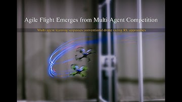 Agile Flight Emerges from Multi-Agent Competitive Racing
