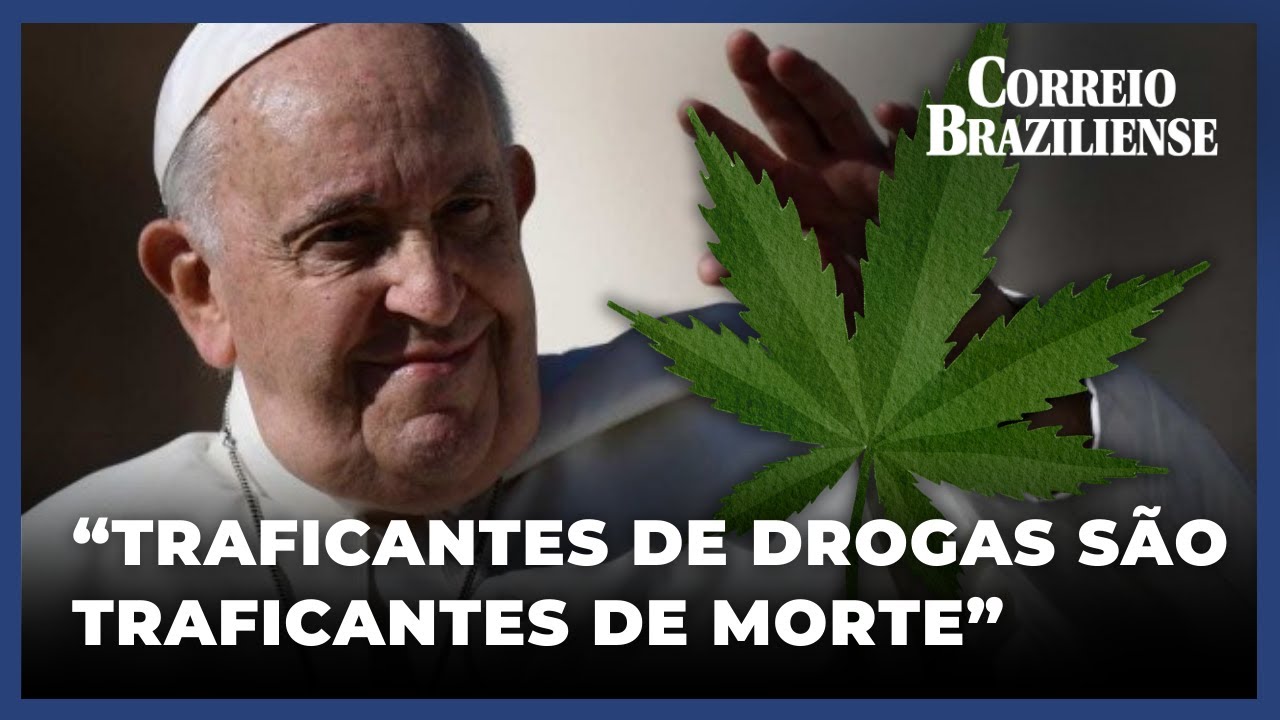 Papa firma forte posição contra legalização das drogas - 