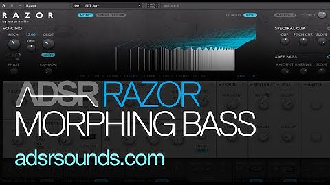 NI Razor - Morphing Bass Sounds - How To Tutorial
