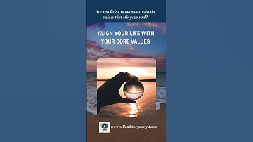 Align Your Life with Your Core Values