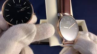 Самые элегантные часы из Китая Carnival I&amp;W 8758G - сапфир, кожа, тритий