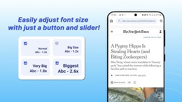 Big Font - Big Text Size - Easy Change Font Size (16.9) #smartphone #bigfont #tooltips #senior