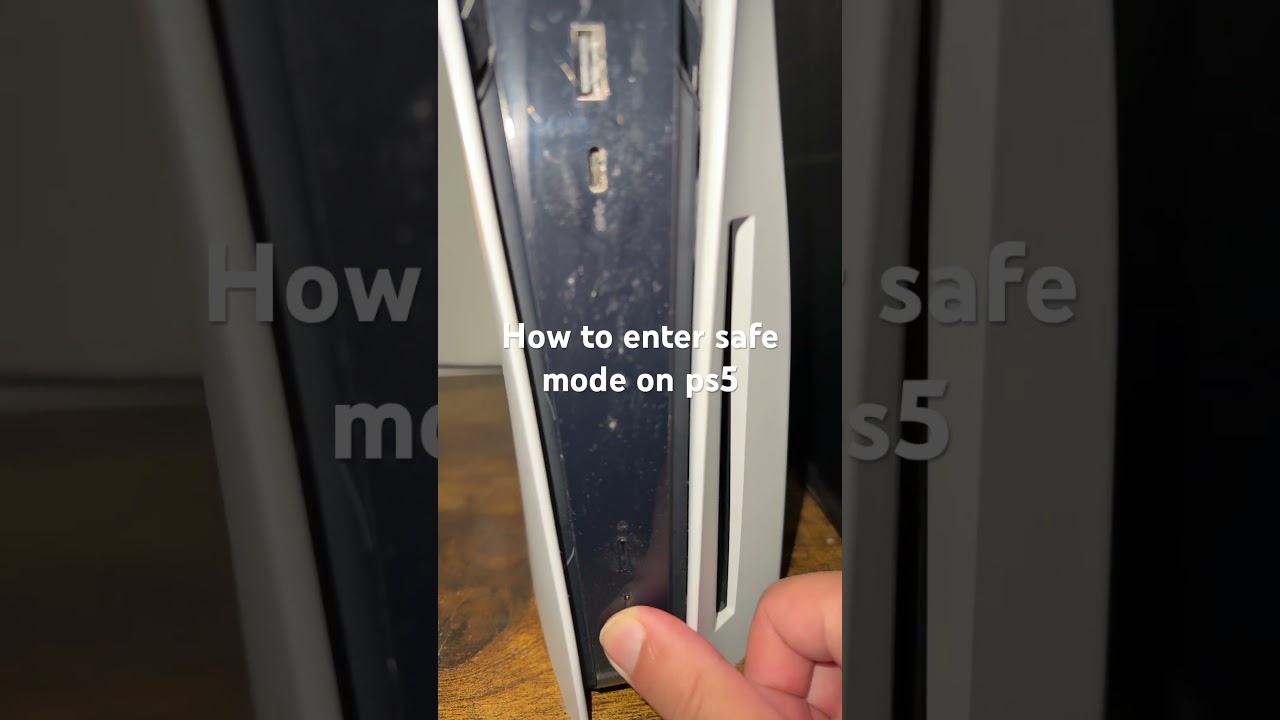 How to enter safe mode on ps5