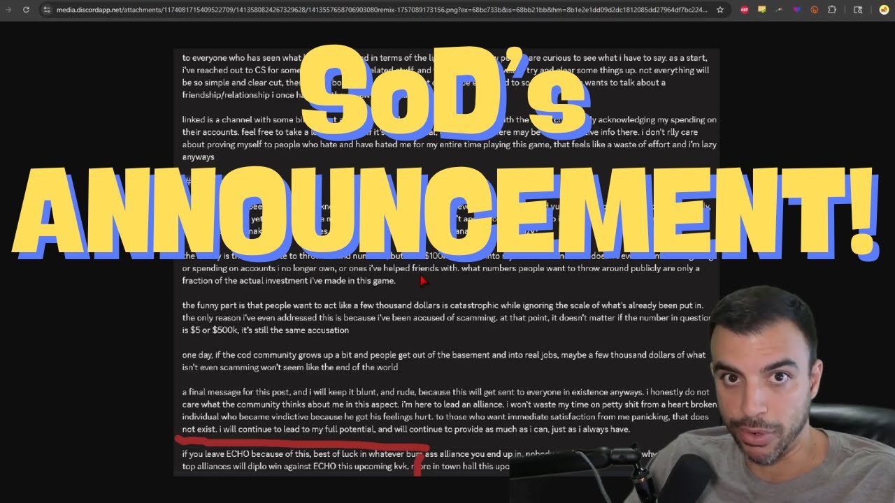 SoD RESPONDS! | Call of Dragons