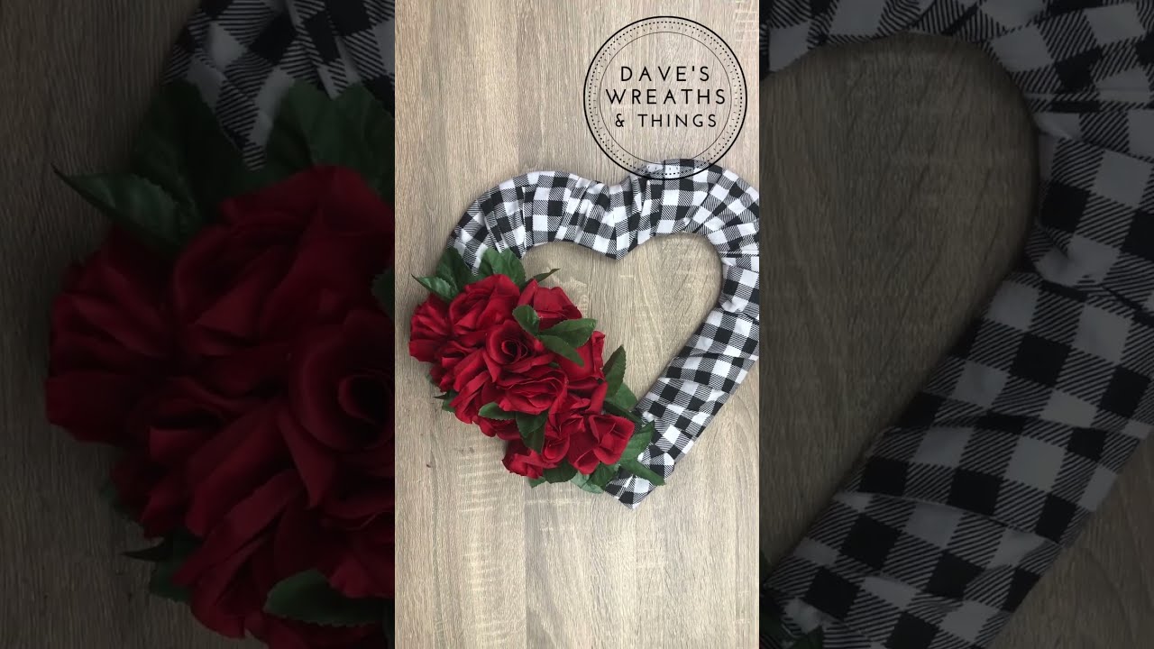 Dollar Tree Heart Shaped Wreath Form Dollartreewreath