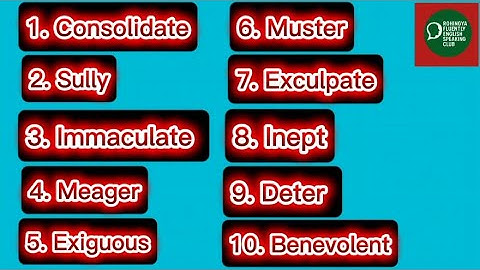 Advance words / Essential words in our daily life // 3 Days - English to Rohingya 