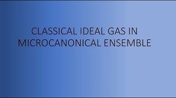 CLASSICAL IDEAL GAS IN MICROCANONICAL ENSEMBLE