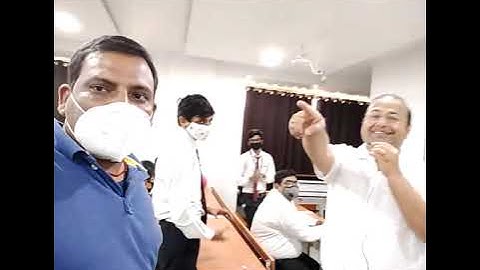 Addressing by DIRECTOR SIR to BCA AKU 6TH SEM students during final project presentation