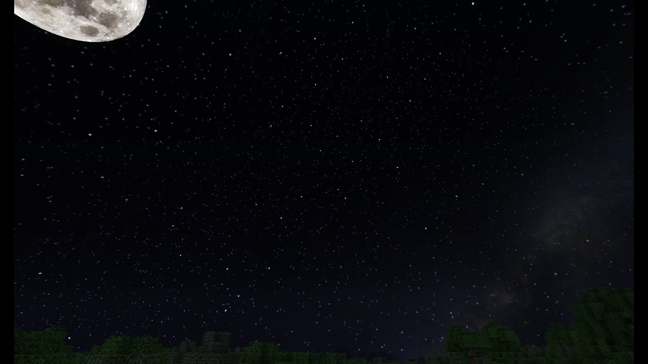 beautiful night sky texture pack minecraft