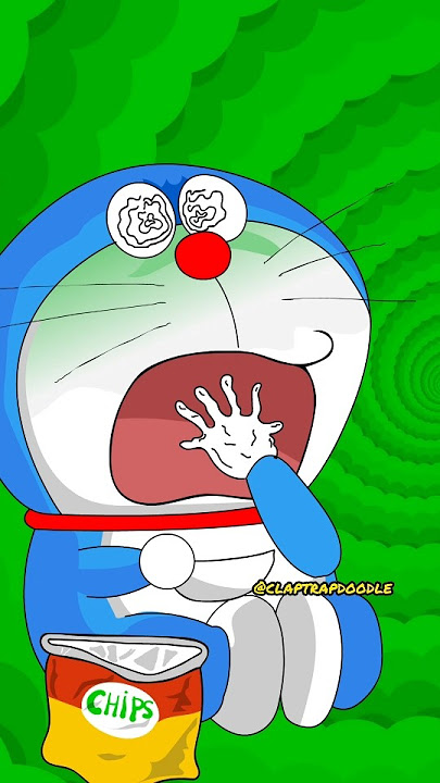 Doraemon Crunchy Snacks 😂😂 #doraemon #funny #trending