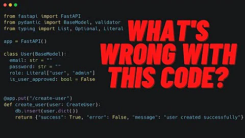 What's wrong with this Code? Vulnerable Python Code - Walkthrough and Fix