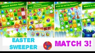 Easter Sweeper - Eggs Match 3 - first play video game review! screenshot 1