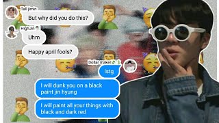 bts text - April Fools