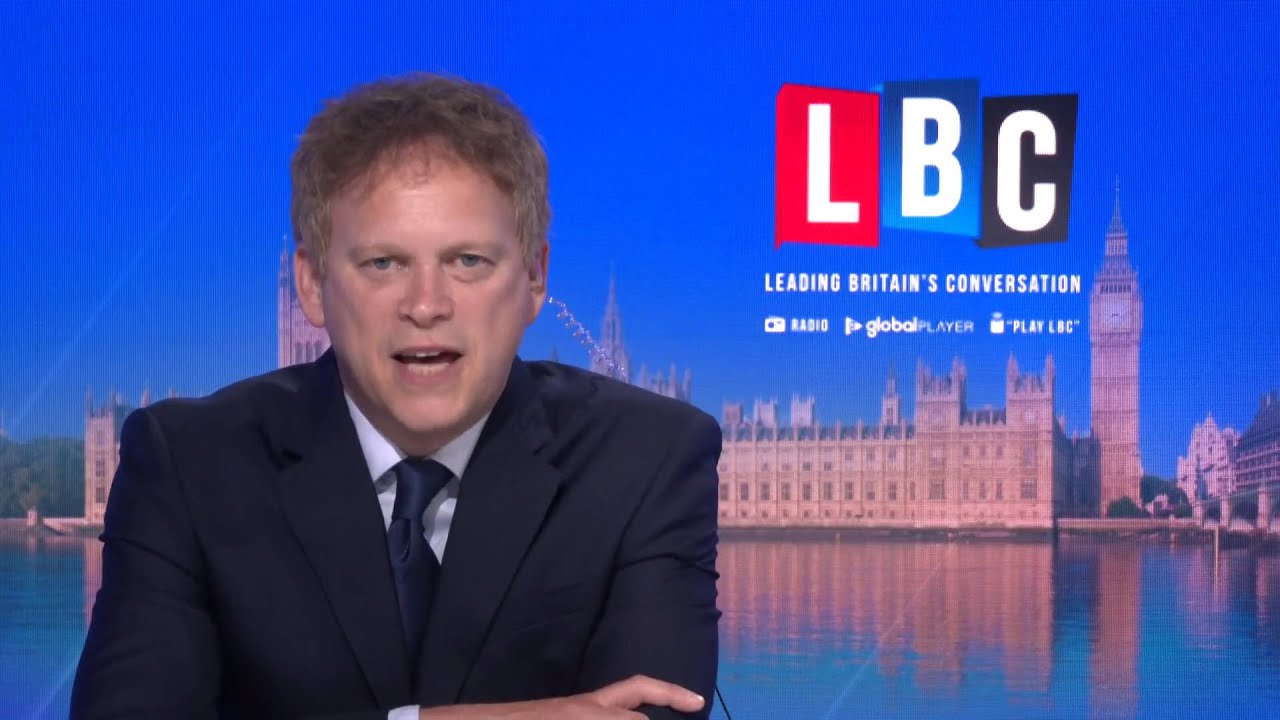 Nick Ferrari questions Transport Secretary Grant Shapps | Watch Live