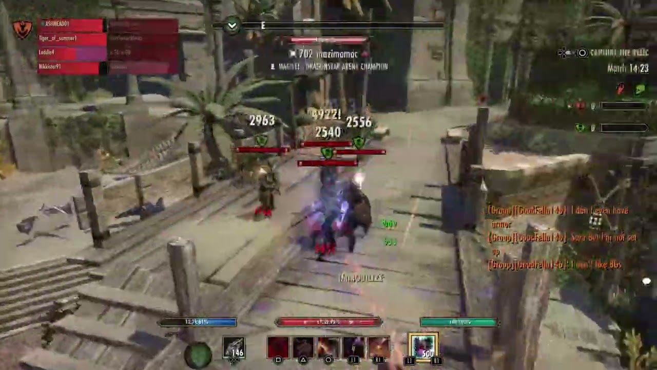 ESO PvP Battlegrounds rush of agony bombing 1