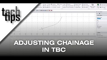 Alignment Chainage in Trimble Business Center