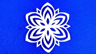 Ажурная Снежинка Для Украшений Ваших Окон. Paper Snowflake.