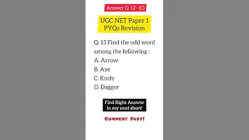 UGC NET Paper 1 PYQs Revision #shorts #shortsfeed #ytshorts #ugcnet #rishuudit #viral