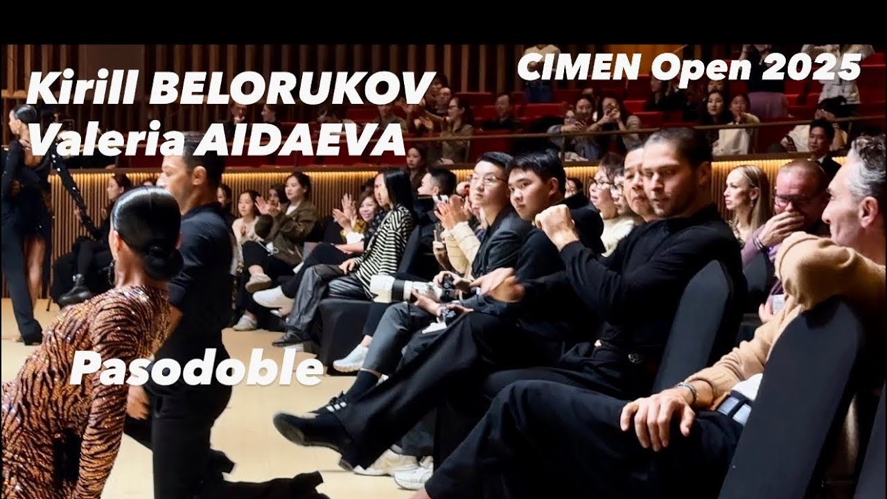 CIMEN OPEN 2025 | 🔥 Pasodoble | Kirill Belorukov - Valeria Aidaeva | Professional Latin 