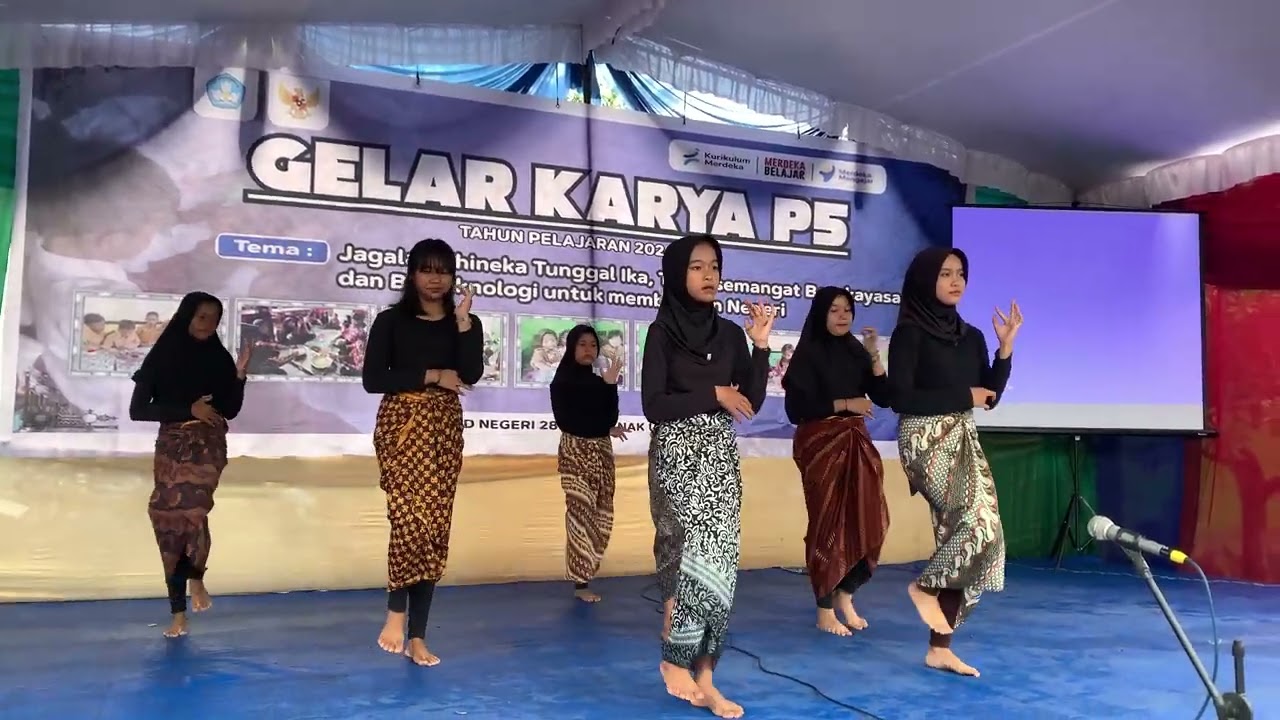 Tari kreasi anak kelas 6 sdn 28 pontianak utara #sdn28pontianakutara