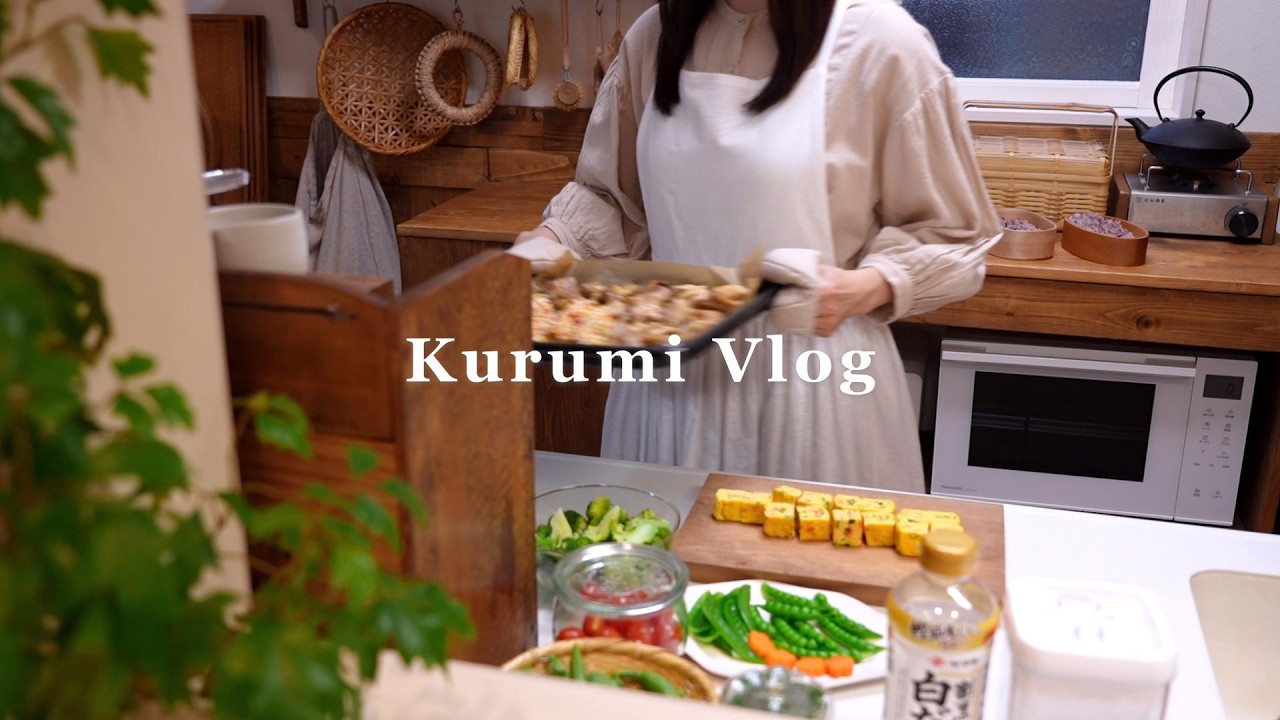 主婦の２日間vlog🍓最近の購入品｜新しい器でつくる夜ご飯＆お弁当｜ガーデニングと暮らし