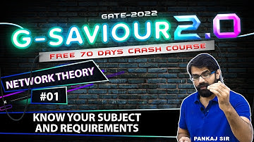 Day 01(A) || Know Your Subject and Requirements  || G - SAVIOUR 2.0 II  GATE 2022