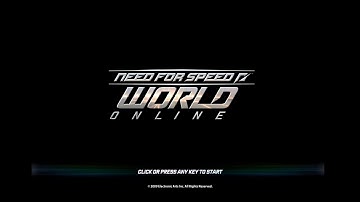 Game Loading Screen [Animation] - Need For Speed: World (2009 Taiwan Beta)