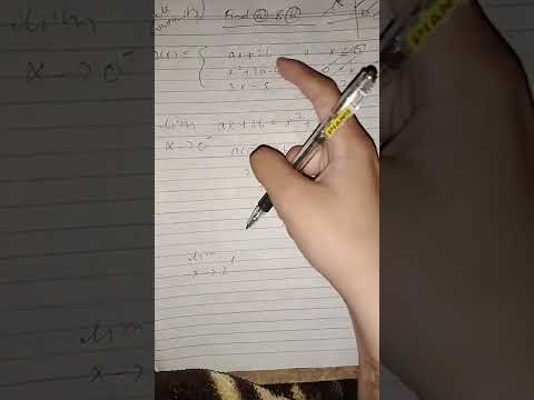 Check Continuity | Find Value Of A & B | Piecewise Functions