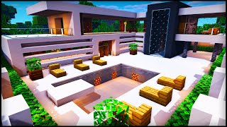 Minecraft Easy Modern House: How to build a Cool Modern House Tutorial