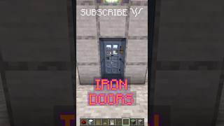 Use IRON DOORS to make HIDDEN ENTRANCES ABOVE! | Redstone with PsiVolt #minecraft #redstone