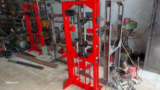 ABC motorcycle rim press tool with tutorial