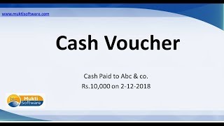Cash entry I Modify Cash entry I Delete Cash entry I Cashbook I in Mukti Software (Hindi) screenshot 4