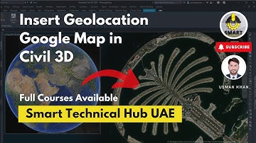 How to Insert Google Map in Civil 3D in Easy Way Urdu/Hindi