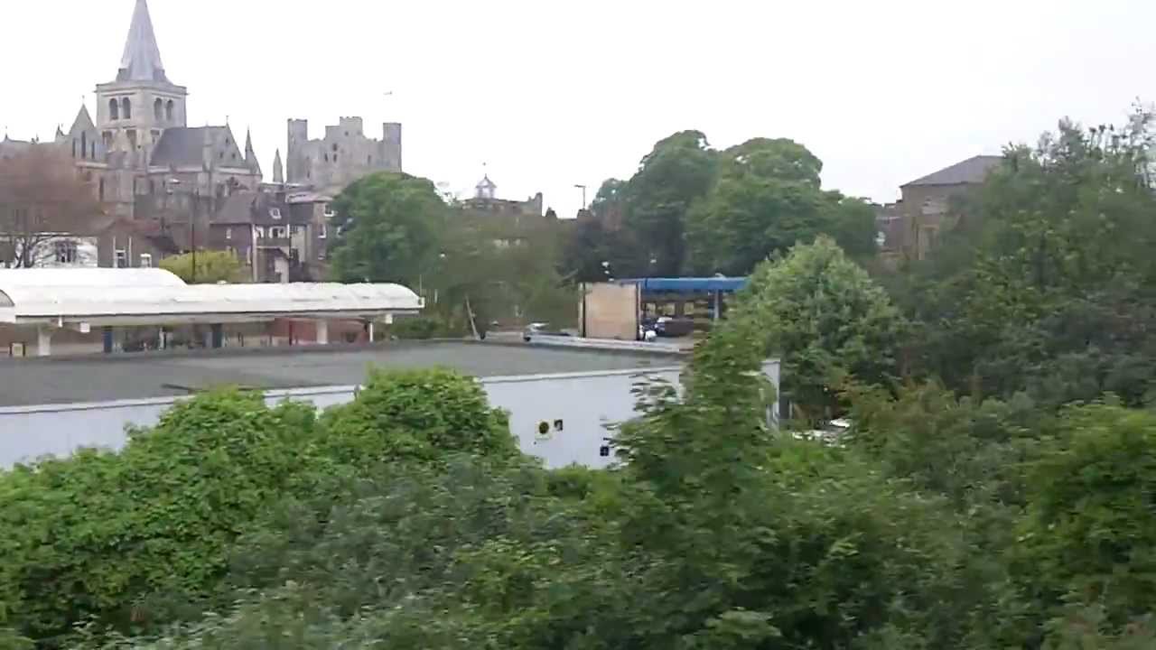 Rochester to Strood by train - onboard