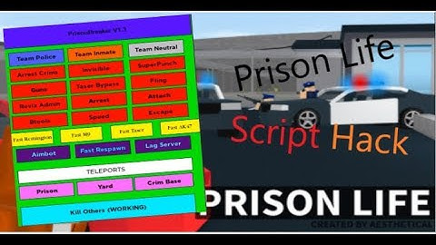 Roblox Prison Life Hack Kill all, 1 punch, and more!